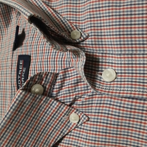 Roundtree & Yorke Long Sleeve Men's Button Down Dress Shirt - Picture 3 of 5